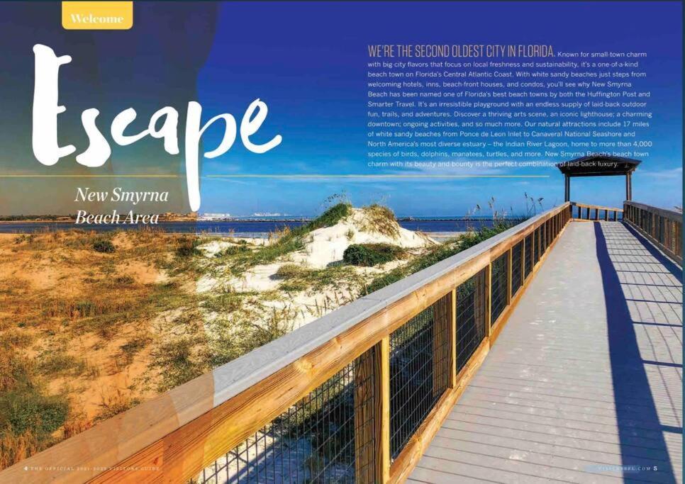 Zen Beach Retreat - Ocean View Townhouse -No Drive Beach New Smyrna Beach Dış mekan fotoğraf