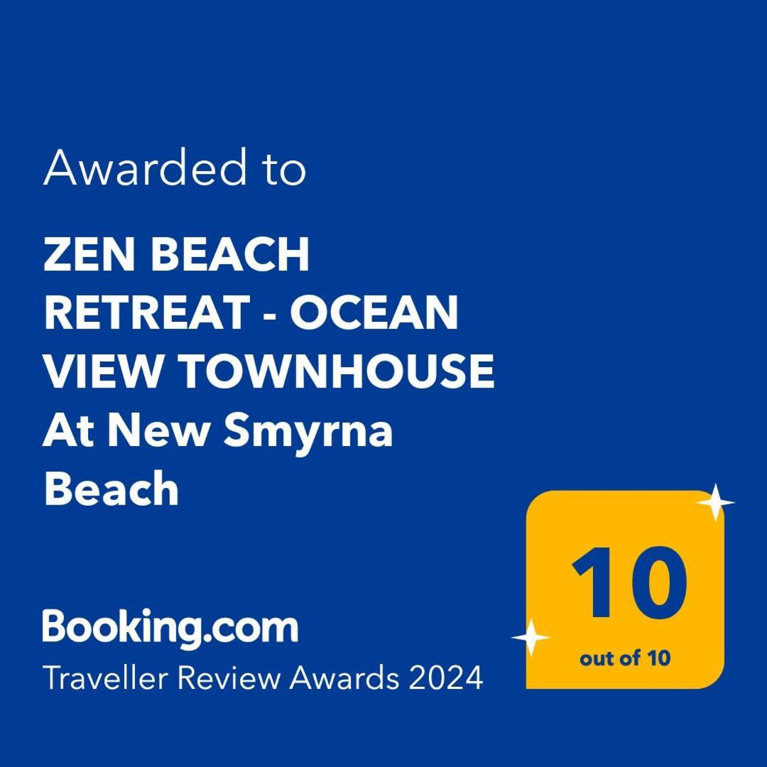 Zen Beach Retreat - Ocean View Townhouse -No Drive Beach New Smyrna Beach Dış mekan fotoğraf